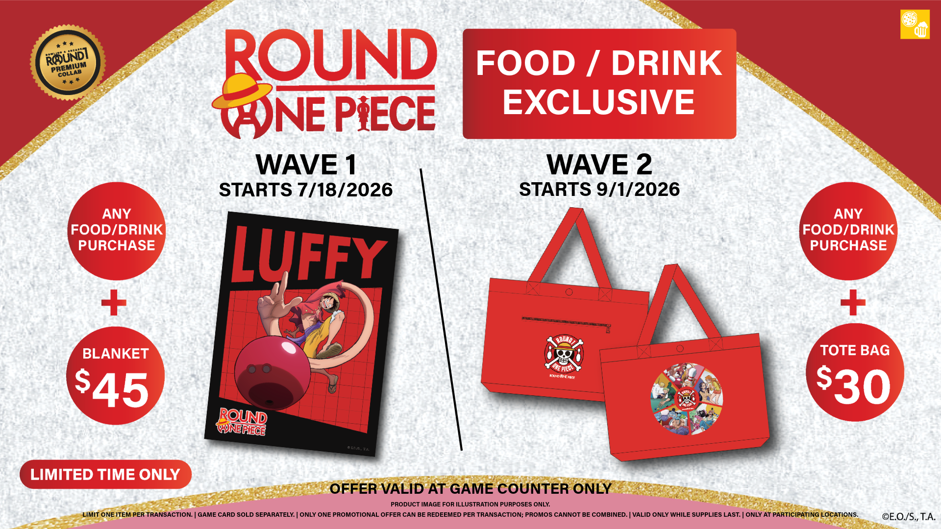 ONE PIECE x ROUND1 | Round1 USA